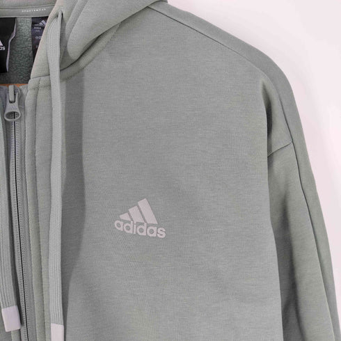 アディダス adidas ワーディング ルーズフィット フリース フルジップパーカー レディース JPN:M